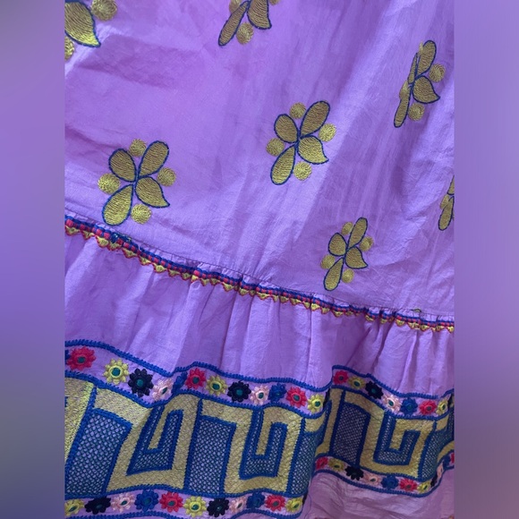 Flirty V Neck Maxi Oliphant Dress - Picture 2 of 7